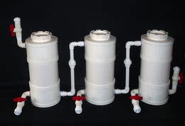直径160毫米磁化水滤筒带排污口鱼缸过滤器高度定制优质
