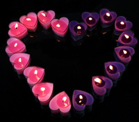 祈福生日表白爱心求婚庆无烟蜡烛浪漫心型蜡烛情人节必备
