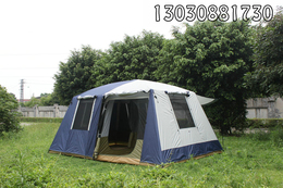 新款野营登山帐篷双层 6人-10人帐篷野营户外防紫外线多人大帐篷