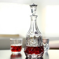 波西米亚水晶玻璃酒具酒瓶/威士忌酒杯礼盒套装/红酒酒具7件套