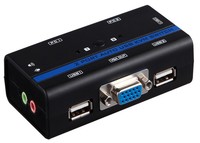 迈拓维矩 MT-261KL KVM切换器 共享话筒音箱 2口 自动USB2.0 配线
