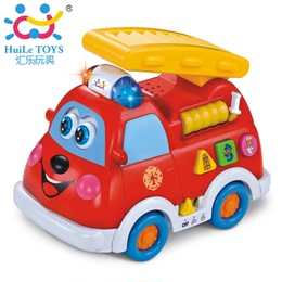 汇乐智力消防车模拟救援音乐早教益智儿童宝宝0-1-3岁婴儿玩具526