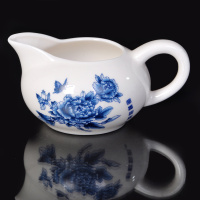 【茶海】公道杯 玻璃 加厚套装 台湾陶瓷汝窑分茶器茶漏 茶具配件