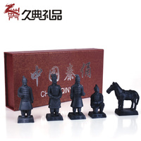 中国特色西安旅游纪念品兵马俑铜车马工艺品摆件礼品送朋友送小孩