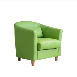 好再来会议厅沙发韩式单人咖啡厅半圆舒适小沙发可做真皮布艺沙发