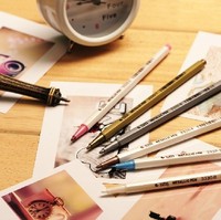 DIY相册必备 正品sta多用途金属色照片笔 金属笔水性油漆笔高光笔