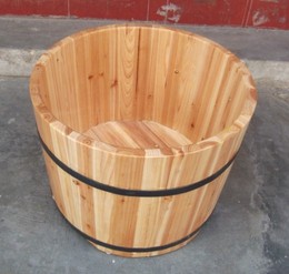 香杉木圆形木桶婴儿小孩用泡澡桶洗澡桶家庭专用