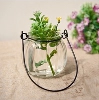 特价简约创意玻璃水培花瓶 家居装饰★迷你小花瓶玻璃花器植物