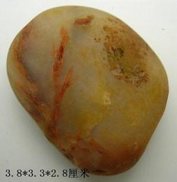 长江奇石天然黄缠丝玛瑙原石籽料三峡雨花石观赏石鹅卵石收藏172