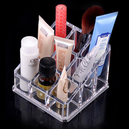 化妆品收纳架 化妆品收纳盒塑料 小户型梳妆台 护肤品收纳盒 透明