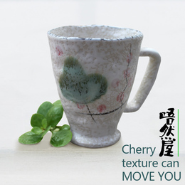 日式韩式陶瓷杯 创意双用杯 手工艺水杯  小盆栽花盆