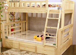 特价松木床 上下铺双层床 高低子母床 双层床 上下铺实木床 甩卖