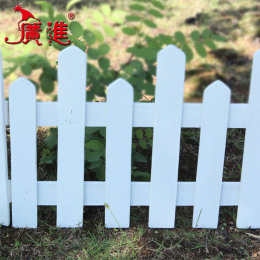 广进木栅栏花盆围栏原木色篱笆白色宠物栅栏圣诞围栏田园花园围栏