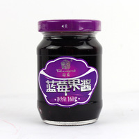 圆蓝 蓝莓果酱160g 贵州特产麻江蓝莓 果汁 有机鲜果 草莓面包酱