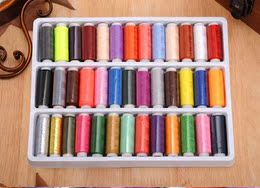 39色缝纫线盒 ，飞跃，兄弟，胜家，真善美居家缝补必备彩色线轴