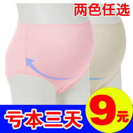 正品 孕妇托腹内裤 可调节大小 高腰纯棉树皮短裤 四季可穿 特价