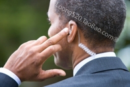 ★防辐射特工耳机 耳塞 非粘贴听筒螺旋导管耳机 透明PU硅胶耳塞