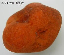 长江玉石天然草莓红南红玛瑙原石籽料三峡雨花石观赏石鹅卵石166