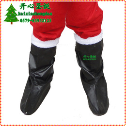 圣诞节装饰品圣诞服装道具晚会演出舞台靴子男女盛装圣诞靴子均码