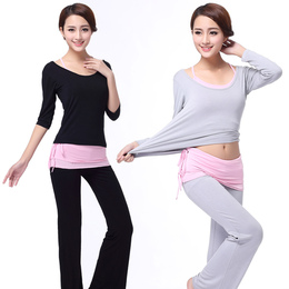 2014新款瑜伽服套装 大码莫代尔健身舞蹈瑜珈服特价 愈加服三件套