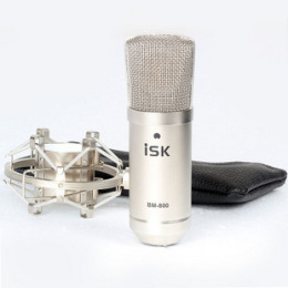 有线ISK BM-800 电容麦克风 话筒网络K歌 正品行货kx调试