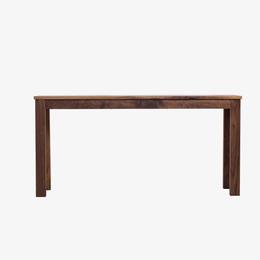 木墨MUMO 黑胡桃木细长桌 红橡木小桌 实木小桌 原木小书桌 宽凳