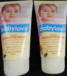 现货德国原装babylove牛油果婴幼儿面霜特柔全效护肤敏感肌肤适用