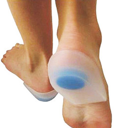高品质硅胶后跟疼痛鞋垫运动减震半码垫跟腱炎骨刺垫足底脂肪炎垫