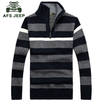 战地吉普（AFS JEEP）立领男士毛衣冬季打底针织衫男装上衣91982A