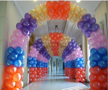 xixi家结婚气球加厚圆形珠光气球批发 婚礼生日布置拱门气球加厚