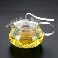 耐热玻璃压把壶套装加厚防烫玻璃茶具 多用花茶泡茶壶沏茶玻璃壶
