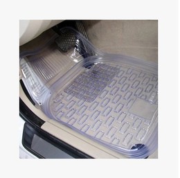 汽车塑料通用脚垫/塑料透明脚垫PVC 防冻防水防滑型套装汽车用品