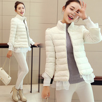 短款2016冬装新款韩版女式印花女装小外套