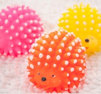 宠物玩具用品 彩色发声刺猬 萨摩边牧京巴狗狗啃咬磨牙发声玩具