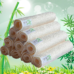 韩国竹纤维洗碗布碗巾不沾油不掉毛百洁布环保绿色竹纤维抹布包邮