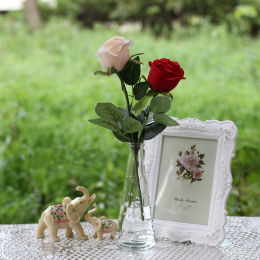 仿真花套装绢花假花装饰花玫瑰花非洲菊组合新婚婚庆礼物包邮