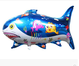 氢气球 卡通气球 氦气球托干气球 活动用品氦气球 海底大鲨鱼