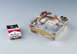 进口 水晶捷克瓦莎琪烟灰缸玻璃时尚精品欧式创意个性高端烟缸