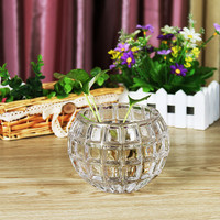天天特价花瓶透明玻璃现代时尚简约家居饰品客厅餐桌摆件圆球包邮