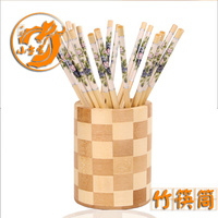 筷子笼筷子筒深山楠竹制环保健康放筷子的笼架沥水筒盒