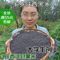 农家自种黑米 无染色黑米补气养生做黑米粥 杂粮农产品粗粮