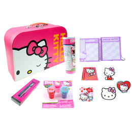 HELLOKITTY新款凯蒂猫女孩整理盒KT猫时尚俏皮百宝箱儿童收纳箱