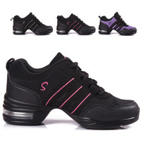 新款跳舞鞋增高女士广场舞蹈鞋现代舞软底爵士舞鞋运动健身鞋760