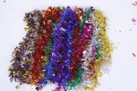 圣诞元旦 幼儿园装饰结婚用品晚会毛条舞蹈道具布置 彩条彩带拉花