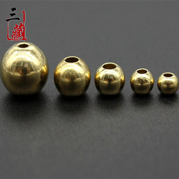 金色电镀珠穿孔3MM-10MM CCB电镀珠 星月菩提手链项链隔珠配件