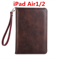 手提苹果iPad Air/Air2超薄真皮套iPad5/6全包边保护套休眠皮套