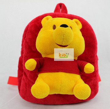 小熊儿童书包双肩背包幼儿园2-6岁韩版可爱卡通动物立体背包