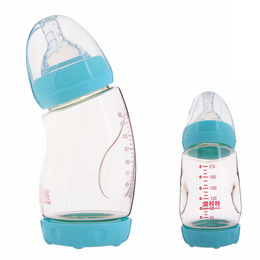 转转熊新生婴儿PPSU奶瓶宽口径循环防胀气防摔喂奶奶瓶210ML