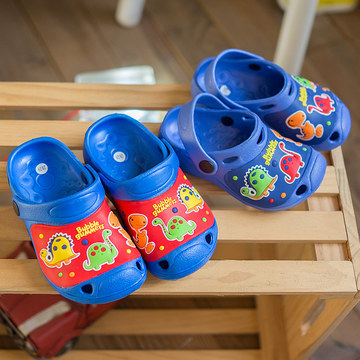 2015新品儿童鞋宝宝洞洞凉鞋女男童软底花园鞋夏季卡通恐龙鞋