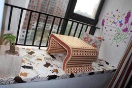 新款！订做高密度海绵 高档亚麻棉麻飘窗垫窗台垫坐垫定做沙发垫